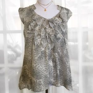 MM Couture by Miss Me Peacock Sleeveless Blouse